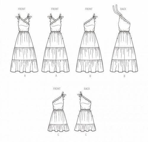 Simplicity Sewing Pattern 9746, Dresses for Women, H5 (6-8-10-12-14) - Easy