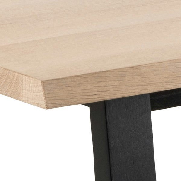 Furniture To Go Malika Dining Table in White Oak and Black