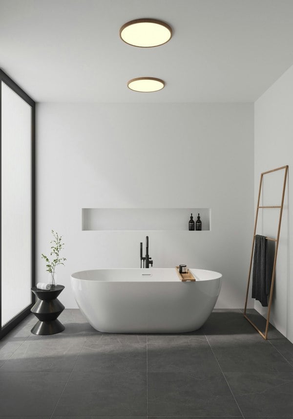 Nordlux Oja 42 | IP54 2700K | Dim | Ceiling light | Wood Foil