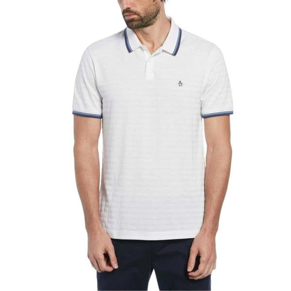 Original Penguin Mens Tipped Regular Polo Shirt - White - 