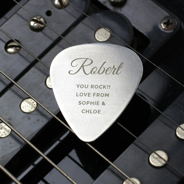 Personalised Father's Day Plectrum