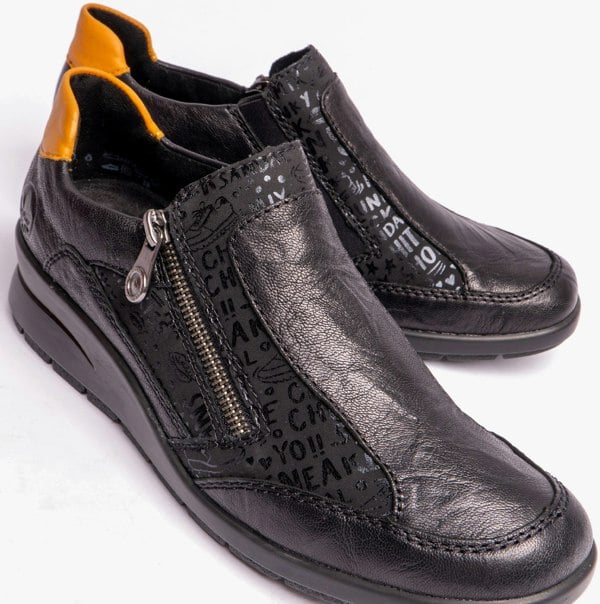 Rieker L4850-00 Womens Shoes - Black
