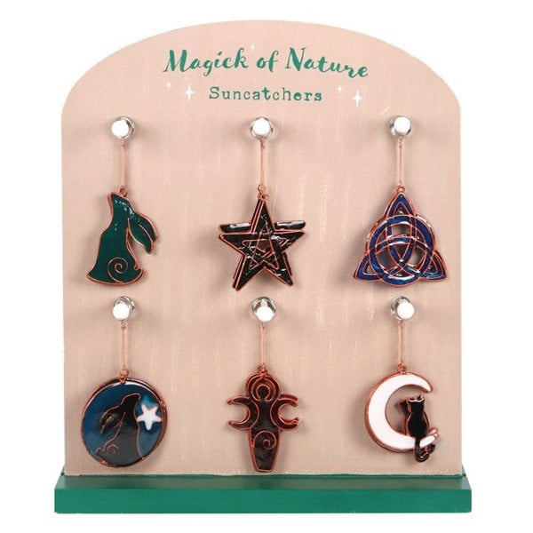 Serano Set of 24 Magick of Nature Pagan Suncatchers