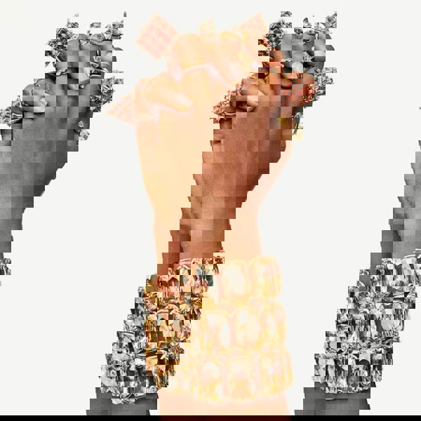 Swarovski Harmonia Gold Tone Plated Yellow Crystal Bangle 5616521