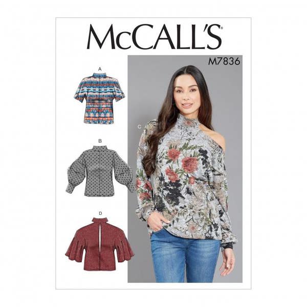 McCalls 7836 Paper Sewing Pattern – Women's Top, Easy