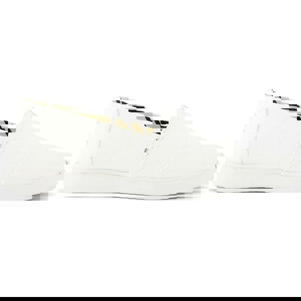 TOMS Alpargata Plus 100% Cotton Women's White Espadrilles
