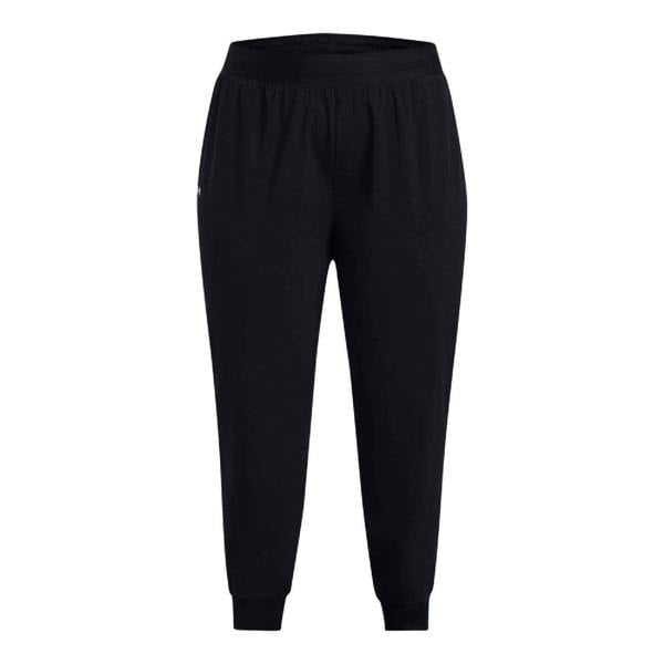 Under Armour Womens/Ladies Rival Woven High Rise Jogging Bottoms - Black