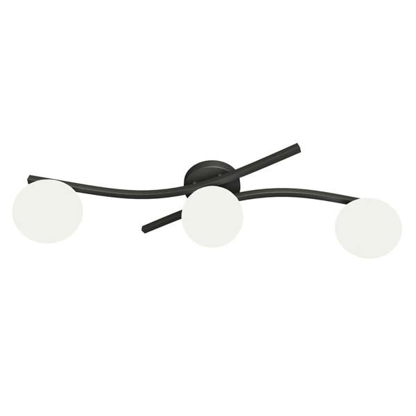 Emibig OPUS Ceiling lamp 3 x E14 Black with White Shade