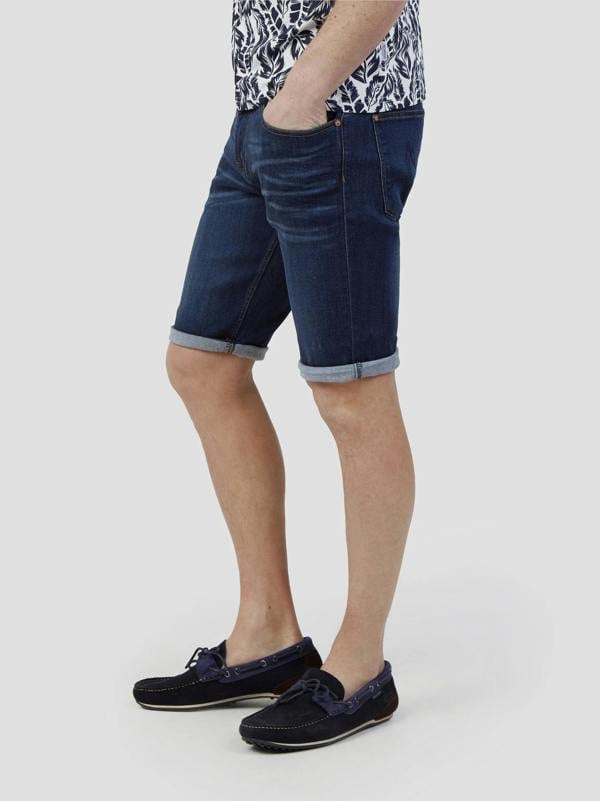 Mish Mash Paul Denim Shorts - Dark Blue