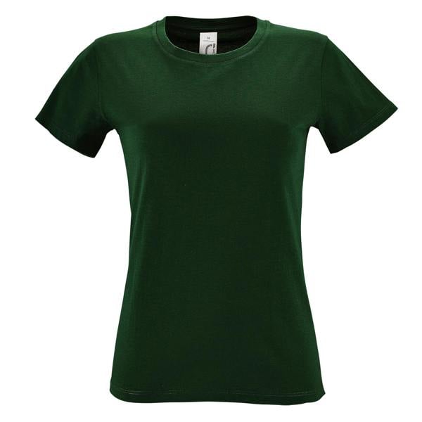 SOLS Womens/Ladies Regent Short Sleeve T-Shirt - Bottle Green