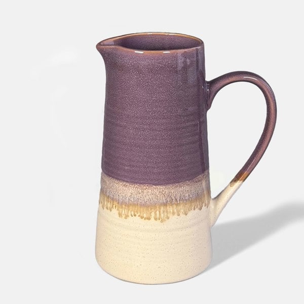 Scandi Home Terra Fusion 1.8L Purple Reactive Glaze Ceramic Jug