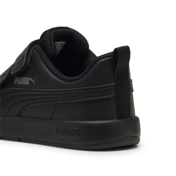 Puma Unisex Junior Courtflex V3 School Trainers Shoes Black 397642