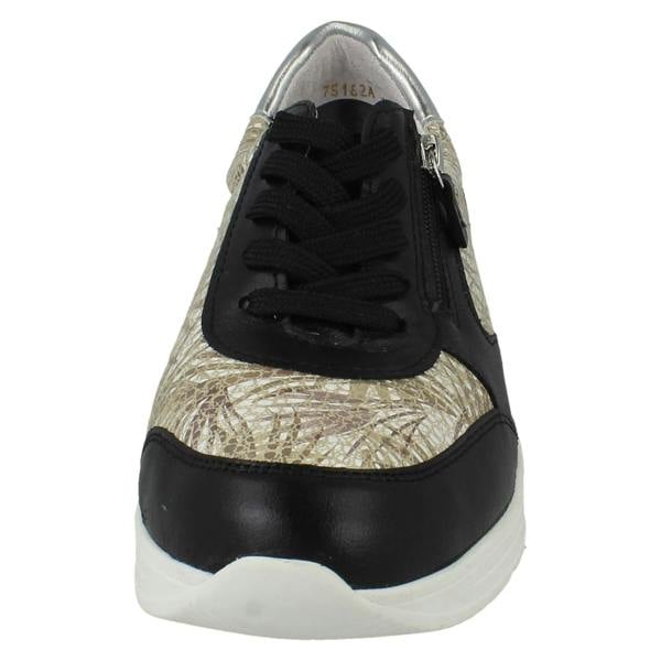 DB Shoes Ladies DB Casual Wedge Trainers Wolf