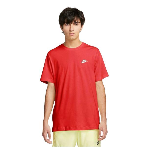 Nike Mens Club T-Shirt - University Red/White - 