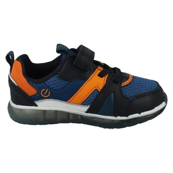 Clarks Boys Clarks Glo Move Trainers Spark Flash