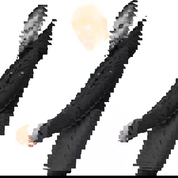 Regatta Mens Highton III Stretch Padded Jacket - Black/Ash - 