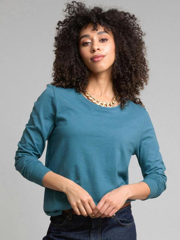 Kite Womens Organic Sandford Slub Jersey T-Shirt Steel