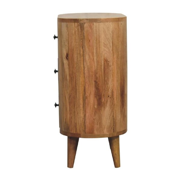 Artisan Furniture Solid Wood Mini Oak-ish Cabinet