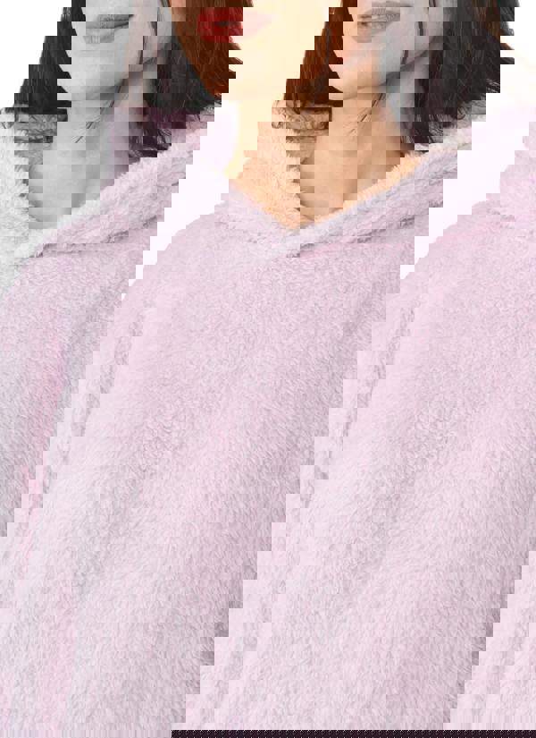 Smart Living Women's Teddy Fleece Hoodie - Lilac