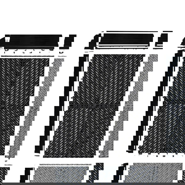 Monstershop Vented Garage Floor Tiles With Edges – 60 Black & 60 Grey