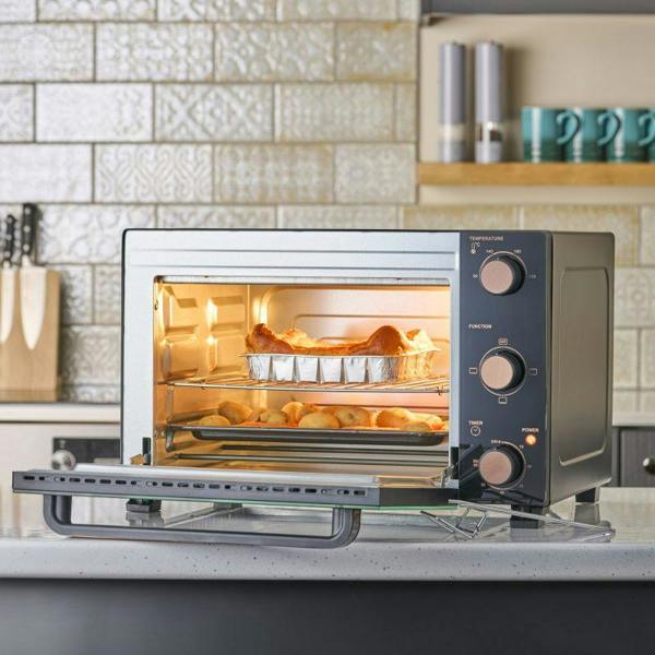 Cooks Professional 28L Mini Oven | Black / Copper