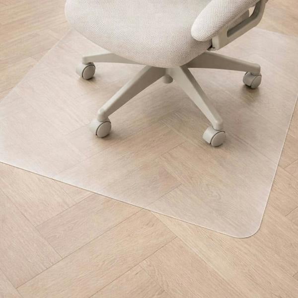Marvelux PVC Chair Mat for Hard Floors – Clear Rectangular Office Floor Protector - Multiple Sizes