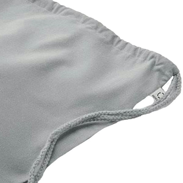 MidOcean Cabetri Colour Recycled Cotton Drawstring Bag - Grey - 