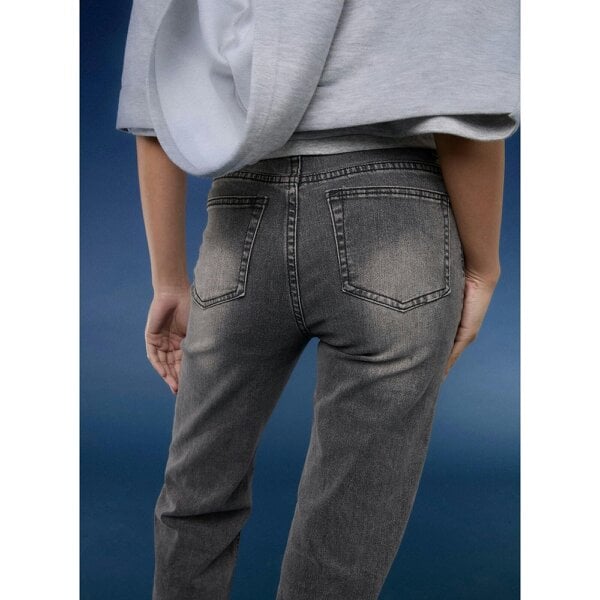 Pink Vanilla Washed Relaxed Fit High Waist Jeans