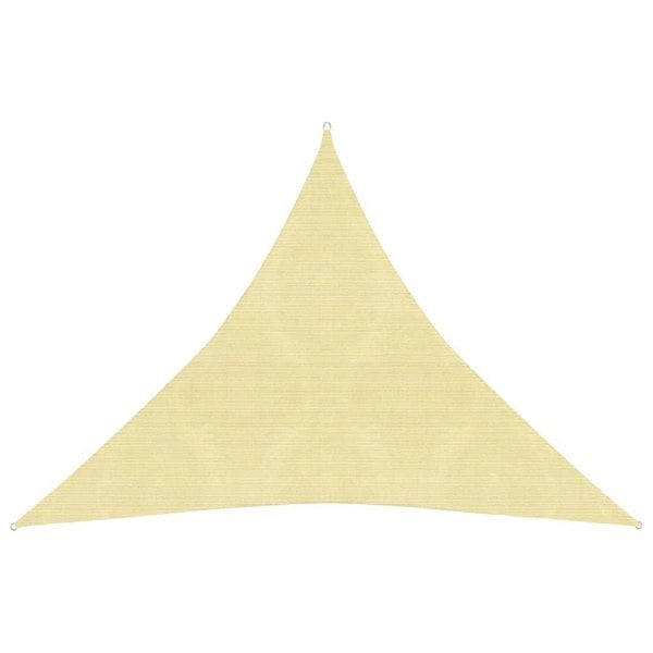 Berkfield Sunshade Sail 160 g/må_ Beige 4x4x4 m HDPE