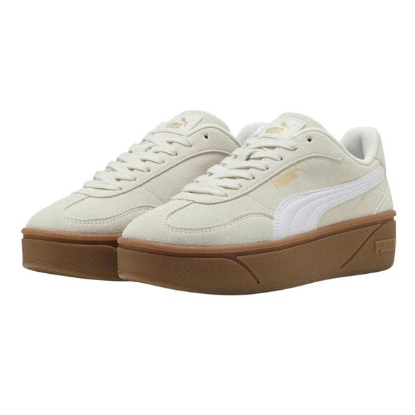 Puma Womens/Ladies Club Era II Suede Platform Trainers - Alpine/Gum - 