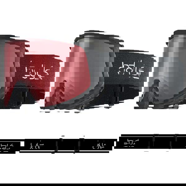 Bolle BEDROCK - Matte Black with Vermillon Lens