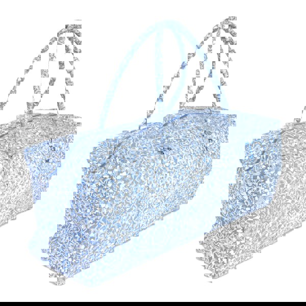 Fitness Mad Mandala Yoga Mat and Accessories Bag - Light Blue