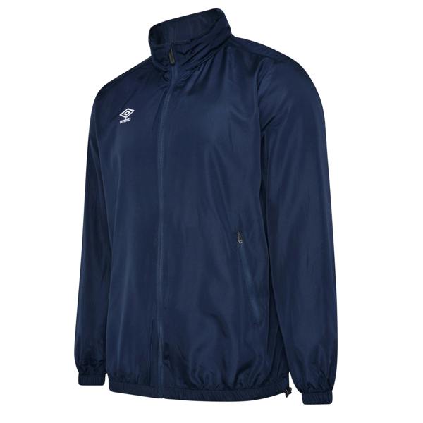 Umbro Childrens/Kids Club Essential Light Waterproof Jacket - Dark Navy - 