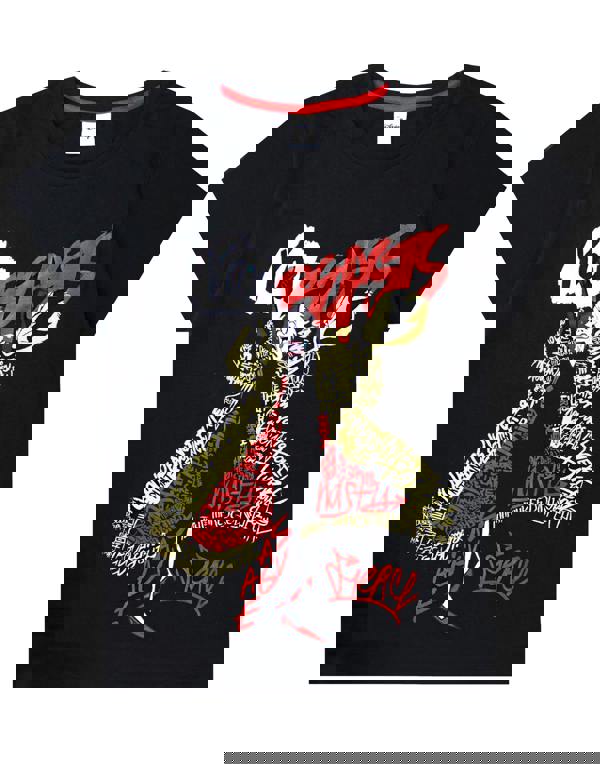 Disney Womens Black Cruella De Vil T-Shirt and Lounge Pants