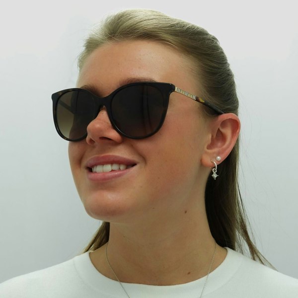 Burberry Sunglasses BE4333 300213 Dark Havana Brown Gradient