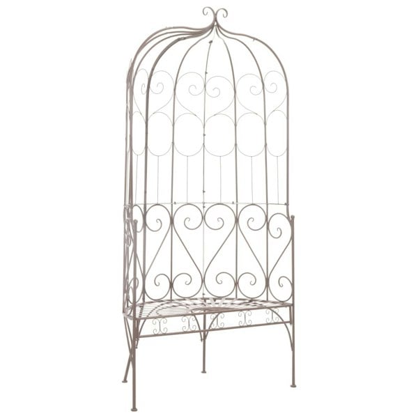 Berkfield Garden Bench 95 cm Iron Antique Brown