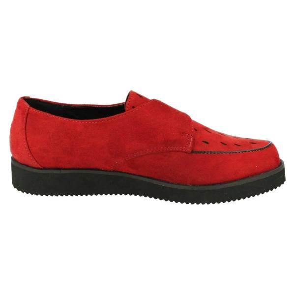 Spot On Ladies Spot On Flat Shoes