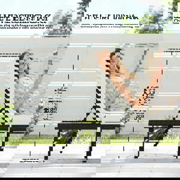 Single Rattan Lounger (Non-Simple)