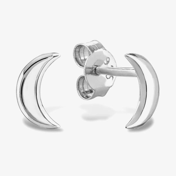 Rosa Lea Crescent Moon Stud Earrings AM-2THB010704