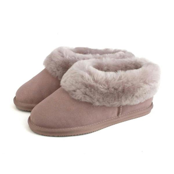 Eastern Counties Leather Womens/Ladies Elena Sheepskin Slipper Boots - Mushroom - 