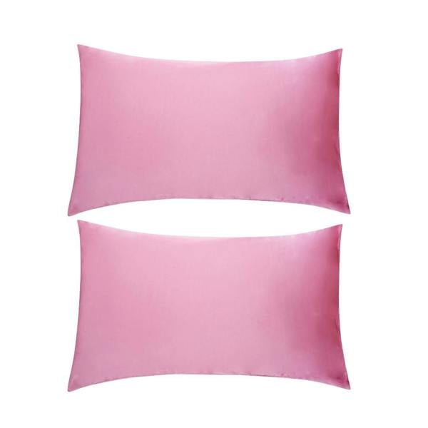 Soft Satin Pillowcase Set, Blush