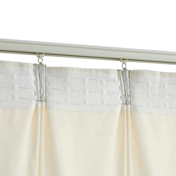 Berkfield Blackout Curtains 2 pcs with Hooks Velvet Cream 140x245 cm
