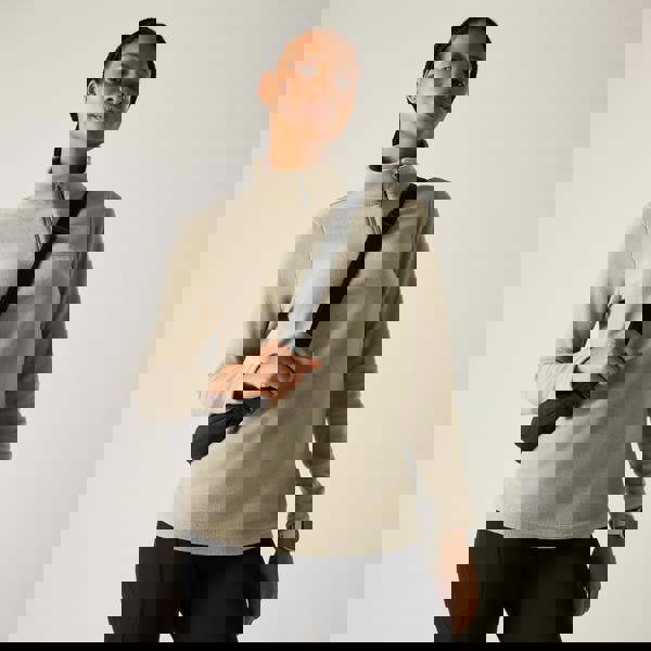 Regatta Great Outdoors Womens/Ladies Sweetheart 1/4 Zip Fleece Top - Parchment - 