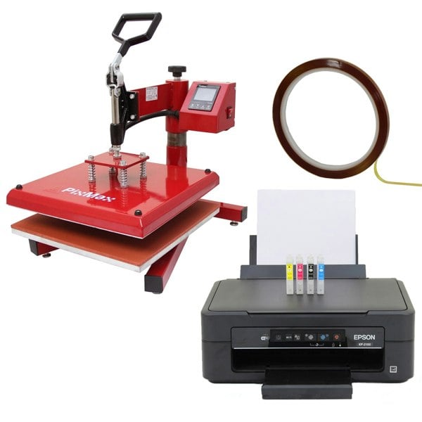 PixMax 38cm Swing Heat Press & Epson Printer