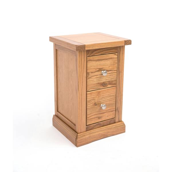 Cabinet Bits Salerno 2 Drawer Petite Bedside Table