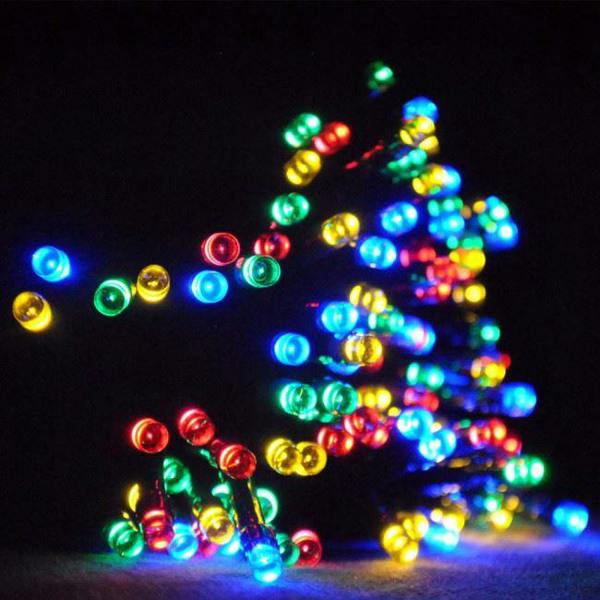 Multicolour LED Outdoor String Fairy Lights with Timer and 8 Modes, Green Cable Sizes 100 to 2000 image 4
