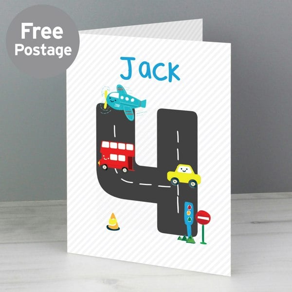 Personalised Memento Company Personalised Vehicles Birthday Card