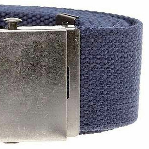 Duke Mens D555 Edward Webbing Waist Belt - Navy