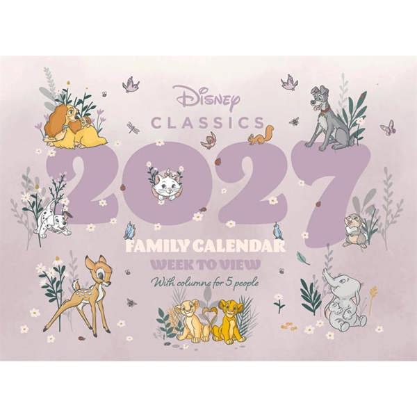 Disney Classics A4 Family Planner 2027, Family Planners, Week To View, Entertainment, Gift