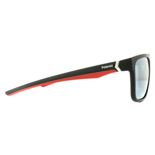 Polaroid Sport Sunglasses PLD 7014/S OIT EX Black Red Grey Silver Mirror Polarized